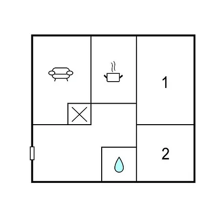 2 Bedroom Gorgeous In アパート
